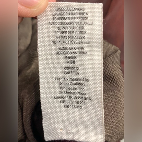 Free People Women Cool & Clean‎ Moto Jacket Vegan Faux Suede Size 8 - Picture 9 of 12